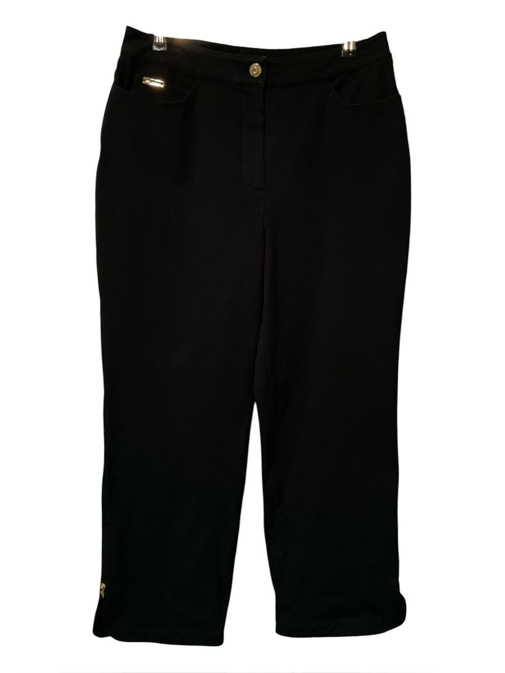 St. John Sport by Marie Gray Cropped Pants Size 8